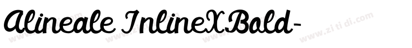 Alineale InlineXBold字体转换